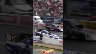 Nitro Funny Car Loses a Wheel and Finishes The Race dragracing [upl. by Georgette]