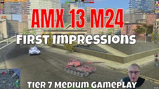 French Powerhouse AMX 13 M24 Takes On The Best Tier 7 Mediums [upl. by Llirrem437]