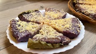 Napakasarap na luto sa Glutinous Flour No Oven No Bake Bibingka sa kawali [upl. by Einatirb]