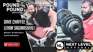 Dave Chaffee V Levan Saginashvili  Bicep Strength Comparison [upl. by Calesta]