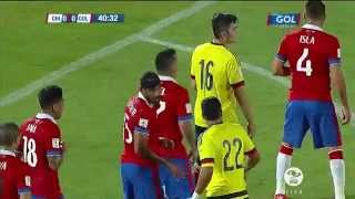 Chile Vs Colombia 1  1 Eliminatorias Rusia 2018 Nov 12 2015 Full HD 1080p Resumen Completo [upl. by Mastat680]