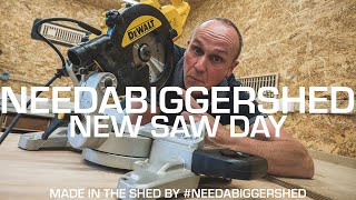 DeWalt DWS774 Mitre Saw unboxing and first impressions [upl. by Isak485]