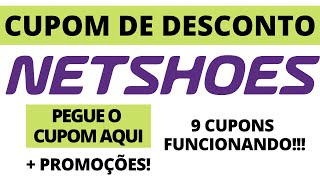 CUPOM de desconto NETSHOES  comprar com CUPOM  CUPONS TENIS PROMOÇÃO [upl. by Chemash719]