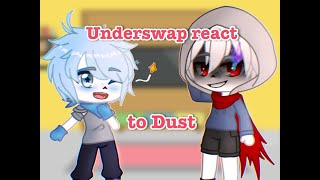 Underswap react to Dust sans  Dustberry [upl. by Wendin]