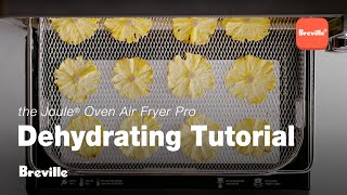 the Joule® Oven Air Fryer Pro  How to achieve perfectly dehydrated pineapple  Breville [upl. by Ausoj]