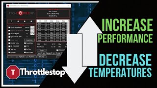 Throttlestop for dummies  Reduce laptop temperatures  Undervolting throttlestop undervolting [upl. by Itoc]