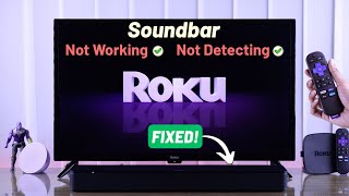 Roku TV Soundbar Not Working  Fixed ARC No Sound [upl. by Day]