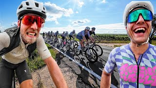 Marius Quast vs Marcel Kittel — naja oder Tour de Rheinhessen cincincycling X ROSE Bikes [upl. by Tenn360]