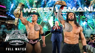 FULL MATCH Roman Reigns amp The Rock vs Cody Rhodes amp Seth Rollins WrestleMania XL Saturday [upl. by Larsen]