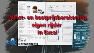 Winst en kostprijsberekening eigen rijder in Excel ✅ [upl. by Quinta]