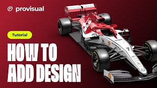 Provisual Tutorial How to Edit an F1 Race Car 2020 3D Mockup [upl. by Favianus845]