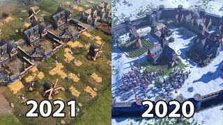 Age of Empires 4 VS Age of Empires 3 DE [upl. by Noitsuj]