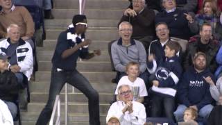 Fan Dances to Livin on a Prayer at Penn State Mens Hockey Game [upl. by Edmunda684]