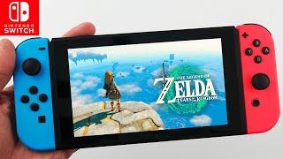 Legend of Zelda Tears of the Kingdom Nintendo Switch Gameplay  Handheld Mode [upl. by Inalan]