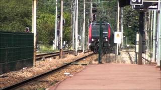 070613  Trains en gare de Dourdan 91 [upl. by Arimat]