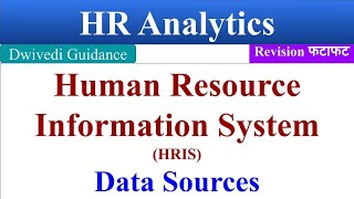 HRIS Human resource information system HR information systems and data sources HR Analytics [upl. by Magel]