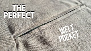 Master the Art of Sewing Welt Pockets  Tailors Secrets Revealed [upl. by Hike818]