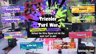 Splatoon 3 Grand Festival  Past vs Present vs Future Tricolor Battles [upl. by Lebisor]