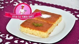 Revani Tarifi  Leyla ile Yemek Saati [upl. by Xirtaeb]