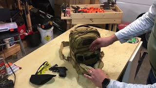 EYOURLIFE Tactical sling backpack review  1699 [upl. by Alrich]