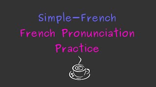 Simple French Lesson French R Pronunciation Practice [upl. by Mundy387]