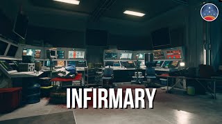 Starfield Ambience  Outpost Infirmary facility white noise quiet sleep aid no music [upl. by Amrak]