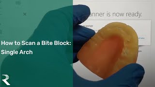 How to Scan a Bite Block single arch [upl. by Nelyaw]