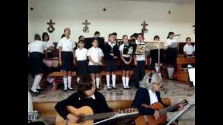 LOS ANGELES DE DIOSCORO INFANTIL quotAMIGOS DE JESUSquot [upl. by Fry]