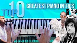 TOP 10 Greatest PIANO Intros [upl. by Nalat722]