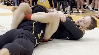 Womens NoGi JiuJitsu Triangle Armlock Submission [upl. by Bax]