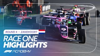 Race 1 Highlights  Zandvoort 2024  F1 Academy [upl. by Lehcsreh794]