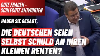 Sind die Deutschen selbst SCHULD an ihren kleinen Renten Gute Fragen  schlechte Antworten [upl. by Johiah]