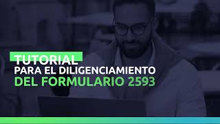 ¿Cómo diligenciar el Formulario 2593 para el pago de anticipo bimestral del RST  DIAN [upl. by Gerick958]