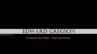 Gregson Tuba concerto 2nd movement  piano accompaniment [upl. by Sheryl]