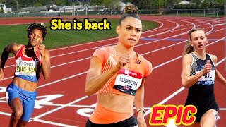 Watch Sydney Mclaughlin Destroy Femke Bol In 2024 Season [upl. by Neelrihs]