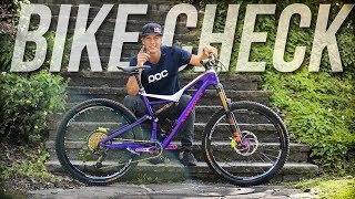 The Urban Freeride Machine  Bike Check Fabio Wibmer 2017 [upl. by Wyatt]