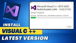 How to Download amp Install Visual C in Windows 1011 2023 Latest [upl. by Niccolo259]