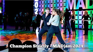 Champion Strictly 1st place  Thibault and Nicole Ramirez  MADjam 2024 [upl. by Ivor]