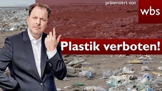 Plastikteller und Strohhalme jetzt verboten – Was steckt dahinter  Rechtsanwalt Christian Solmecke [upl. by Dysart716]