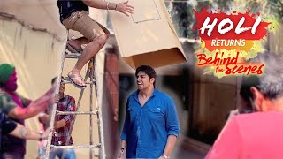 Holi Returns Behind The Scenes  Ashish chanchlani  Jadoo Vlogs [upl. by Tenom]