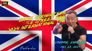 Bruce Springsteen  Live In London  25th July 2024  A Short Documentary 4K [upl. by Adnamor242]