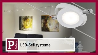 LED Seilsystem – flexibel für Ihre Räume [upl. by Enneirb]