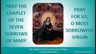 Pray the Chaplet of the Seven Sorrows of Mary [upl. by Nikal162]