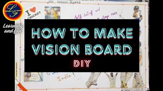 Vision Board  DIY  Learning and fun  4K [upl. by Neelrak]