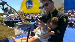 Riley Curry Has Something To Say To The Fans [upl. by Ed476]