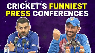 Top 10 Most Funny Press Conferences  Virat Kohli  Rohit Sharma  Team India World Cup  IND vs PAK [upl. by Catlin]