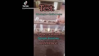 CONFIRMATORY TEST FOR Fe³ with Potassium hexacyanoferrateII and Potassium Thiocyanate [upl. by Primrose29]