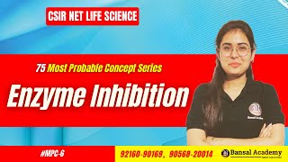 MPC6 Enzyme Inhibition  Most important topics for CSIR NET Life Science 2024 [upl. by Bellamy]