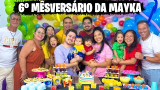 6° MÊSVERSÁRIO DA MAYKA  Blog das irmãs [upl. by Ahon]