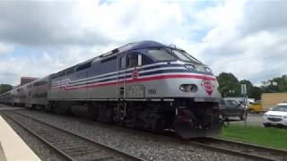 Manassas Heritage Railway Festival 2018  VRE Amtrak Norfolk Southern and GECX with Railfans [upl. by Amliw]